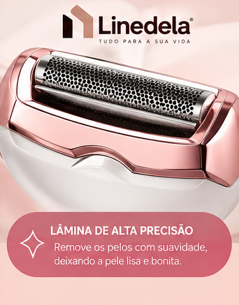 Depilador Elétrico Feminino 4 em 1 | Remove Pelos do Rosto, Sobrancelhas e Axilas