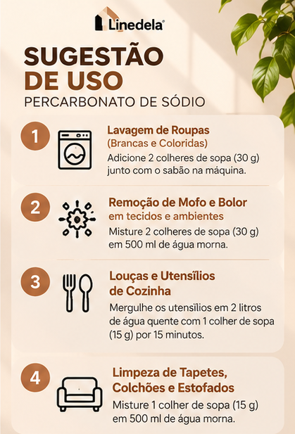 Percarbonato de Sódio Calisul – Alvejante Sem Cloro Tira Manchas Multiuso